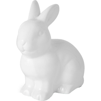 Figurka ceramiczna królik EASTER 5 h9 - Biała