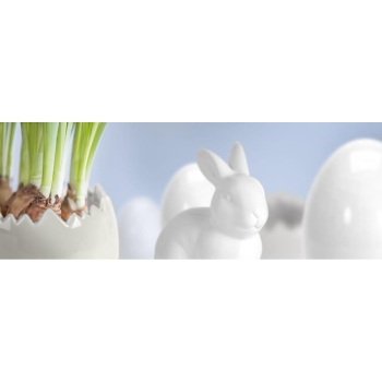 Figurka ceramiczna królik EASTER 7 h13 - Biała