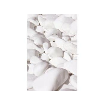 Ozdobny kamień dekoracyjny otoczak SANTORINI 10 kg 1-3 cm - Biały