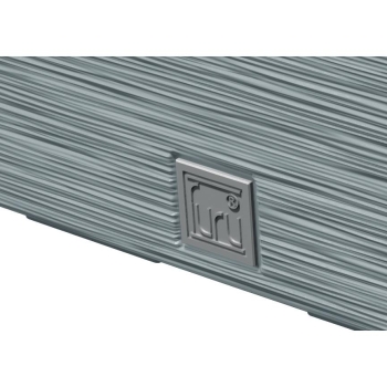 Skrzynka balkonowa FURU Case W DFC400W + haki 40x18 h20 - Beton