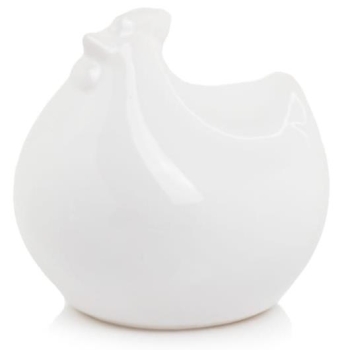 Figurka ceramiczna kura kurka 5 h6 - Biała
