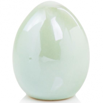 Jajko ceramiczne Wielkanoc 8 h10 - Perłowy Zielony