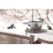 Karmnik dla ptaków BIRDYFEED ROUND 29x26 x12 - Antracyt