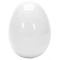 Figurka ceramiczna jajko EASTER 8 h10 - Biała połysk
